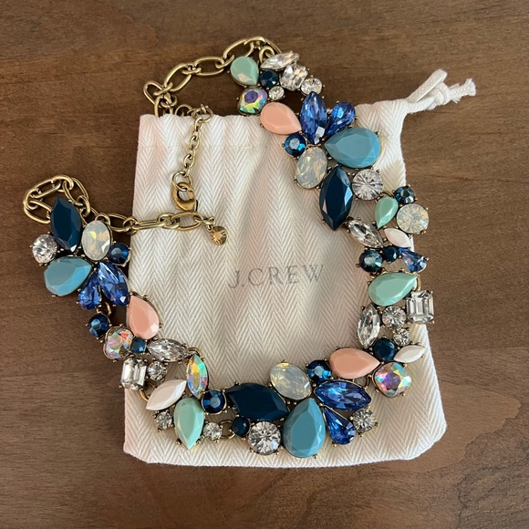 J. Crew Jewelry - J Crew Mixed Crystal & Stone Necklace